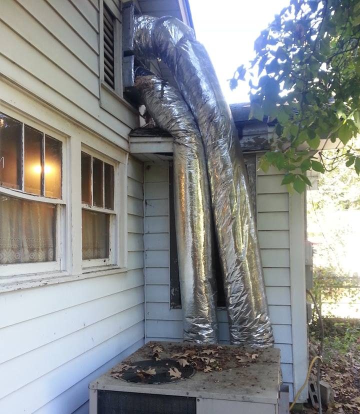 ducted from outside