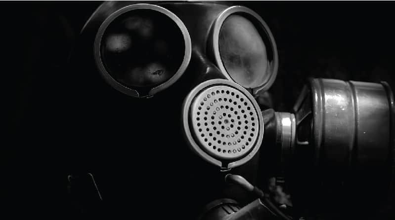 clean air - gas mask