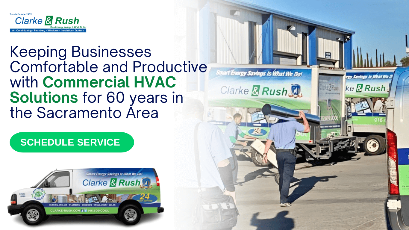Keeping Businesses Comfortable and Productive with Commercial HVAC Solutions for 60 years in the Sacramento Area