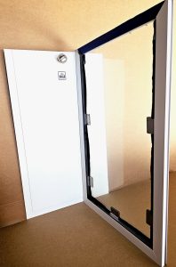 Single Pane Doggy Door Pet Door Installation all White