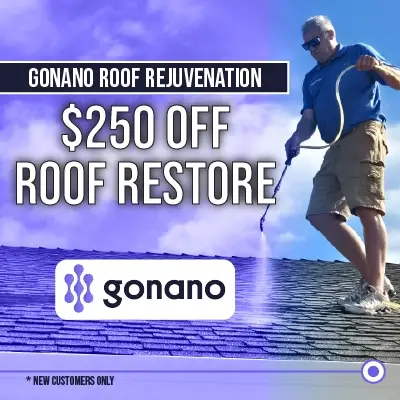 $250 OFF GoNano Roof Restoration