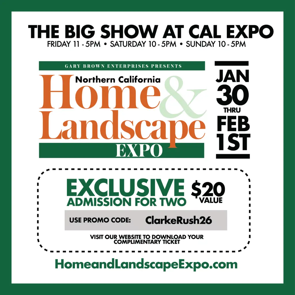 2 Complimentary Tickets to Northern California Home and Landscaping Expo 2026