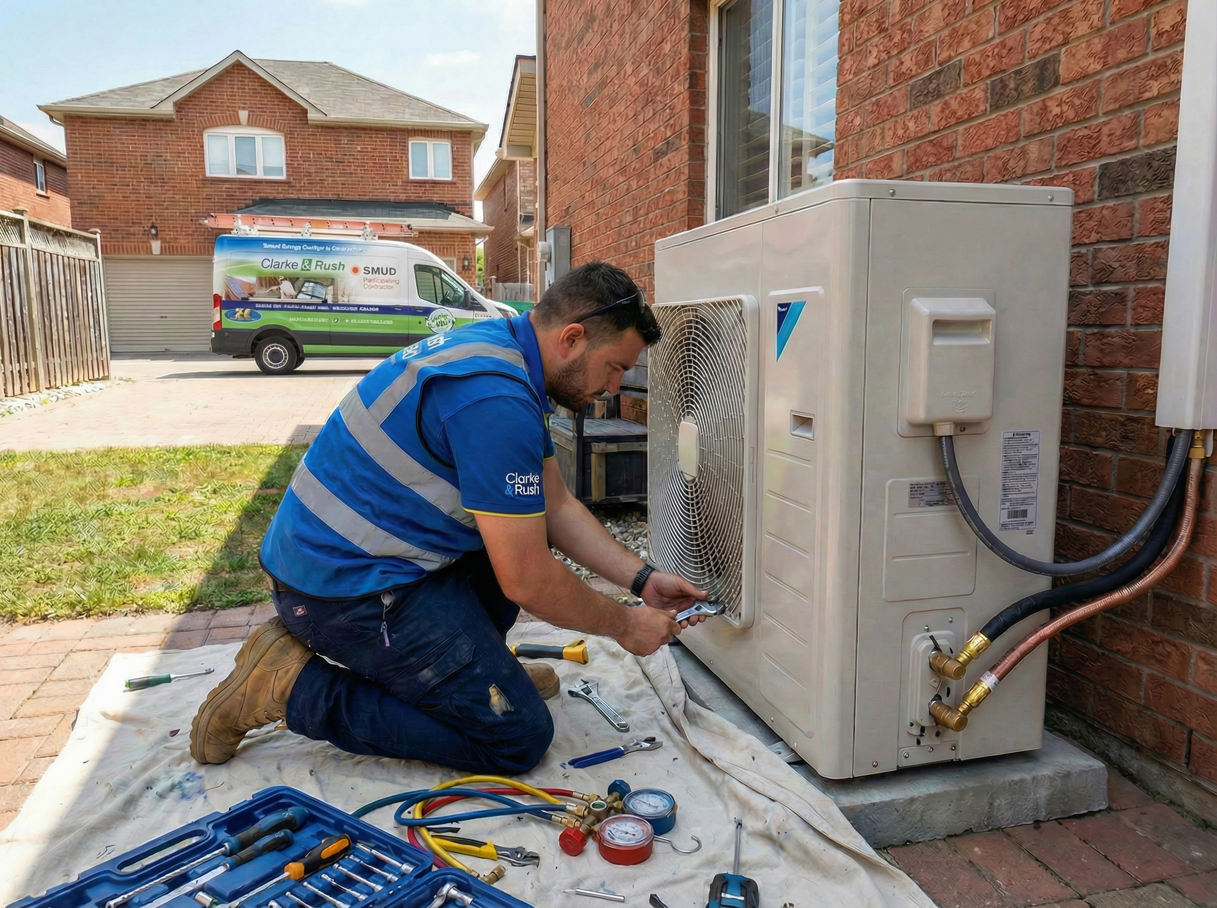 Heat Pump HVAC Installation SMUD